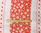 Red Orange Poly Floral Printed Crinkle Yoryu Chiffon Woven Fabric By the Yard